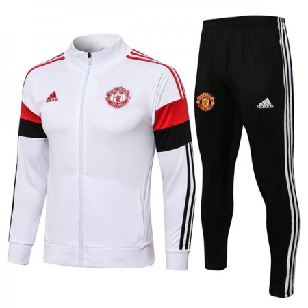 Manchester United Chaqueta De Entrenamiento Trajes 2022/23 Blanca Roja Negra